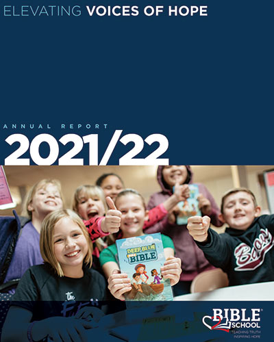 The cover of the 2021/22 Annual Report